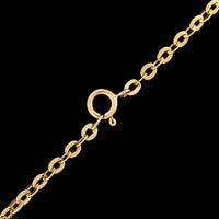 18K Yellow Gold Estate Oval Link Chain