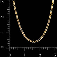 14K Yellow Gold Estate Oval Link Chain