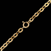 14K Yellow Gold Estate Oval Link Chain