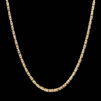 14K Yellow Gold Estate Byzantine Link Chain