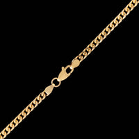 14K Yellow Gold Curb Link Chain