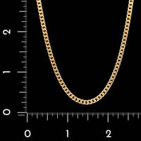 14K Yellow Gold Curb Link Chain