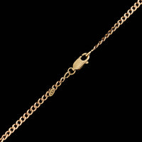 14K Rose Gold Estate Curb Link Chain