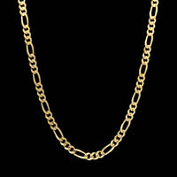 14K Yellow Gold Estate Figaro Link Chain