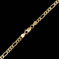 14K Yellow Gold Estate Figaro Link Chain