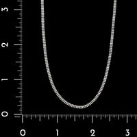 18K White Gold Estate Fancy Link Necklace