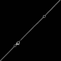 14K White Gold Estate Bi-Color Tourmaline and Diamond Pendant Necklace