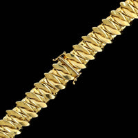 14K Yellow Gold Estate Fancy Link Necklace
