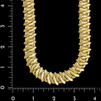 14K Yellow Gold Estate Fancy Link Necklace