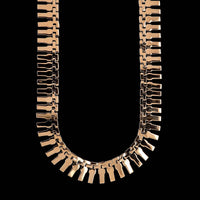 18K Rose Gold Estate Fringe Necklace