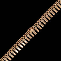18K Rose Gold Estate Fringe Necklace
