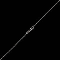 18K White Gold Estate Diamond Cluster Pendant Necklace