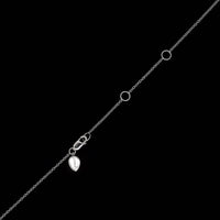 Meira T. 14K White Gold Estate Diamond Bezel Necklace