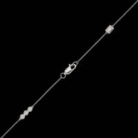 14K White Gold Estate Diamond Necklace