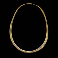 Marco Bicego 18K Yellow Gold Estate Diamond Necklace