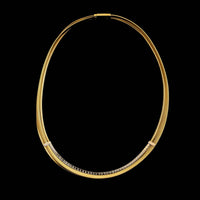 Marco Bicego 18K Yellow Gold Estate Diamond Necklace