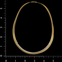 Marco Bicego 18K Yellow Gold Estate Diamond Necklace