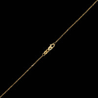 18K Yellow Gold Estate Cultured Gray Baroque South Sea Pearl Pendant Necklace