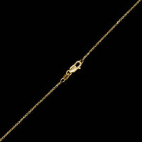 14K Yellow Gold Estate Bottle with Gold Flakes Pendant Necklace