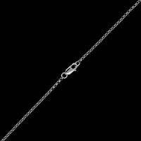 18K Two-tone Gold Estate Diamond Circle Pendant Necklace