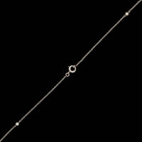 Vintage Platinum Estate Cultured Pearl Station Necklace