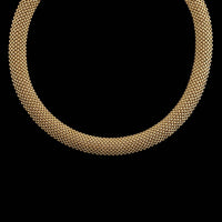 Tiffany & Co. 14K Yellow Gold Estate Somerset Mesh Link Necklace