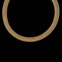 Tiffany & Co. 14K Yellow Gold Estate Somerset Mesh Link Necklace