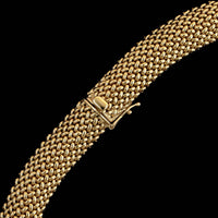 Tiffany & Co. 14K Yellow Gold Estate Somerset Mesh Link Necklace