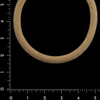 Tiffany & Co. 14K Yellow Gold Estate Somerset Mesh Link Necklace