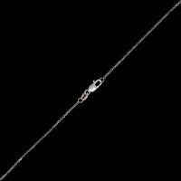 14K White Gold Estate Ruby and Diamond Necklace