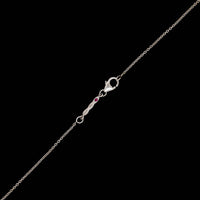 Roberto Coin 18K White Gold Estate Cento Diamond Solitaire Pendant Necklace