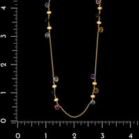Marco Bicego 18K Yellow Gold Estate Gemset Paradise Necklace