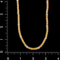 Gurhan 24K Yellow and 18K White Gold Estate Diamond Vertigo Necklace