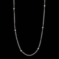 14K White Gold Estate Diamond Necklace