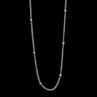 14K White Gold Estate Diamond Necklace