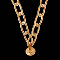 Pomellato 18K Rose Gold Estate Narciso Link Necklace