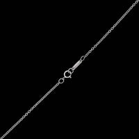 18K White Gold Estate Diamond Pendant Necklace