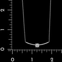 18K White Gold Estate Diamond Necklace
