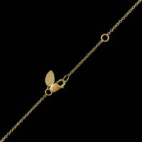 Meira T. 14K Yellow Gold Estate Diamond Disk Necklace