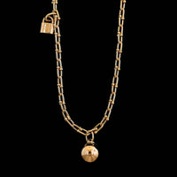 Tiffany & Co. 18K Rose Gold Estate Hardware Wrap Necklace