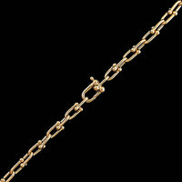 Tiffany & Co. 18K Rose Gold Estate Hardware Wrap Necklace