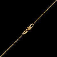 14K Yellow Gold Estate Amethyst and Diamond Pendant Necklace