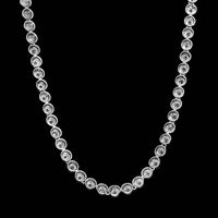 14K White Gold Estate Diamond Necklace
