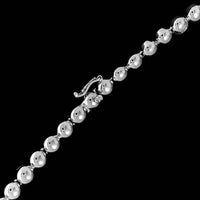 14K White Gold Estate Diamond Necklace