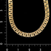 14K Yellow Gold Estate Fancy Link Necklace