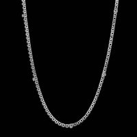Roberto Coin 18K White Gold Estate Black Sapphire and Diamond Fantasia Necklace