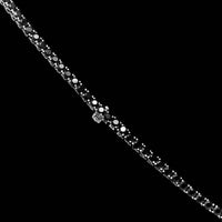 Roberto Coin 18K White Gold Estate Black Sapphire and Diamond Fantasia Necklace