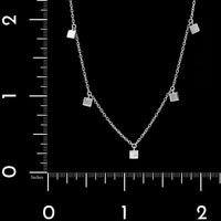 14K White Gold Estate Necklace
