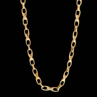 18K Yellow Gold Estate Fancy Link Necklace