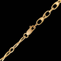 18K Yellow Gold Estate Fancy Link Necklace